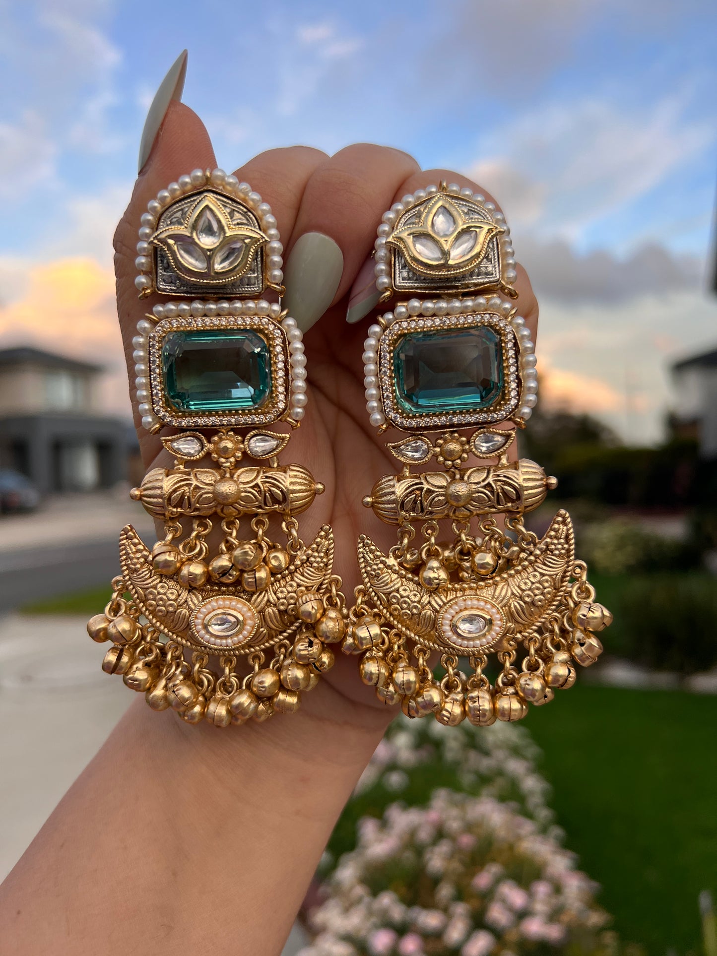 Kayra Kashmiri earrings