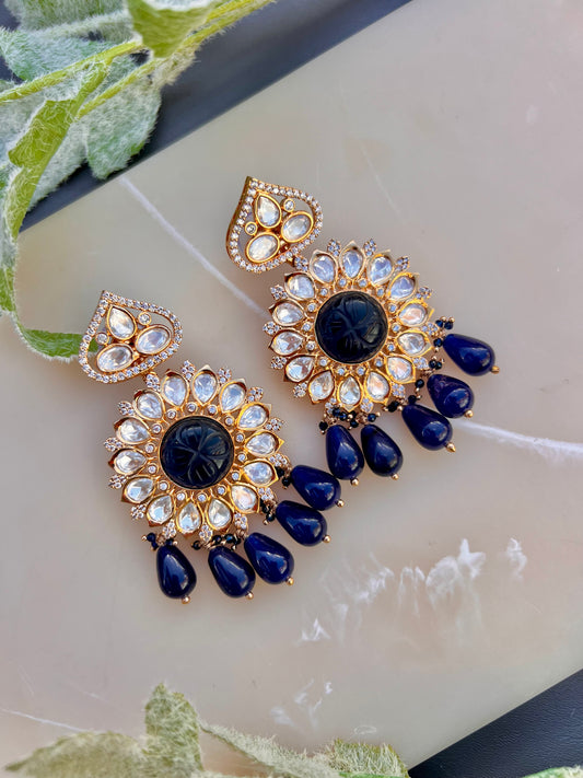 Vihani uncut earrings