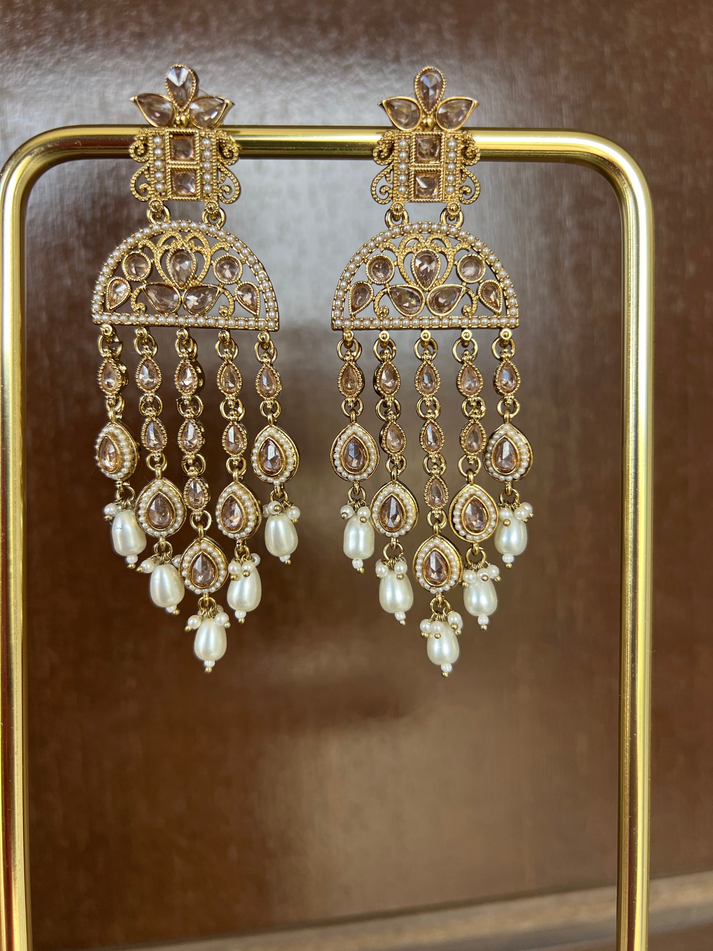 Amber Ivery earrings