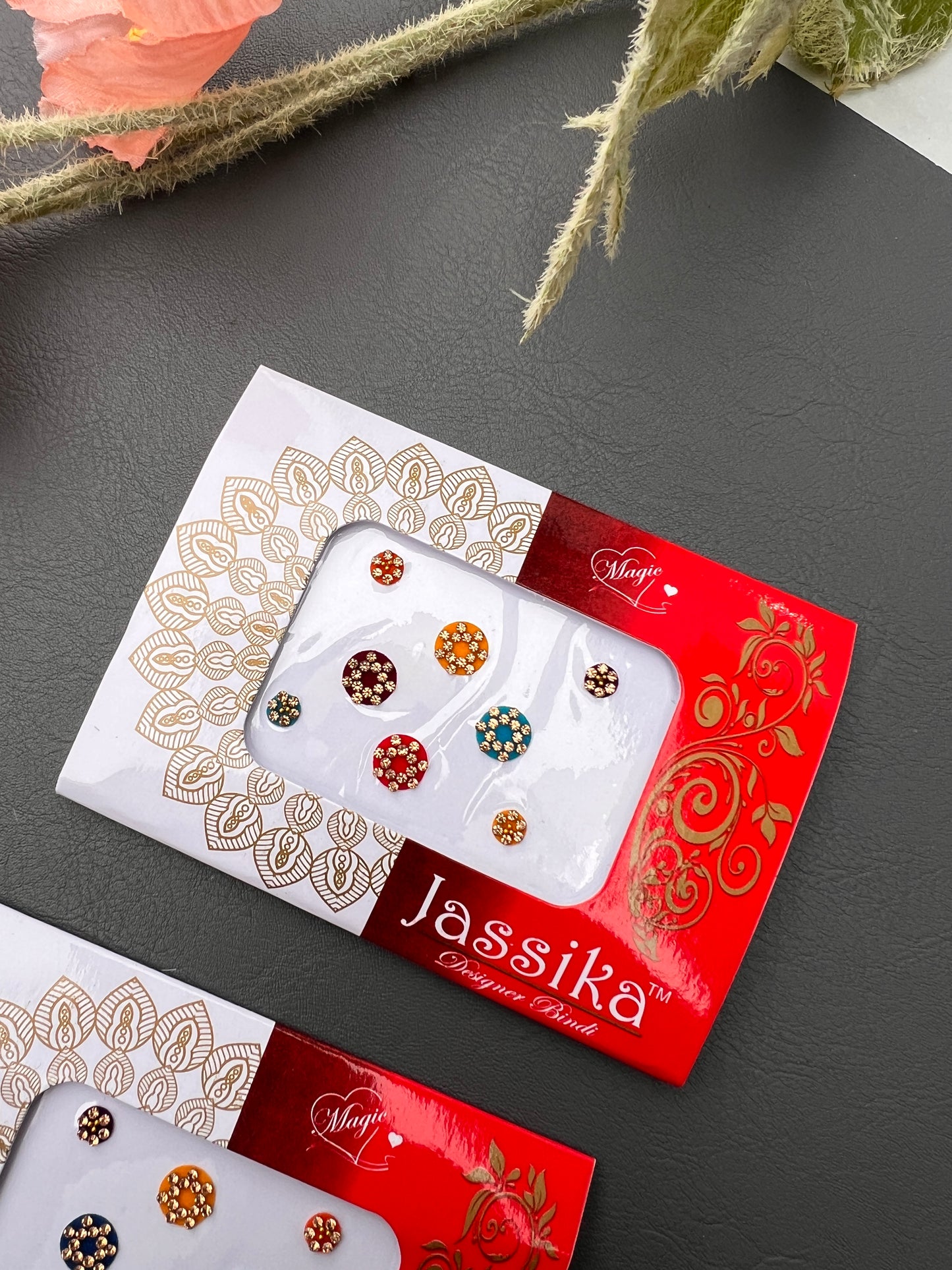 Aamya designer bindi card