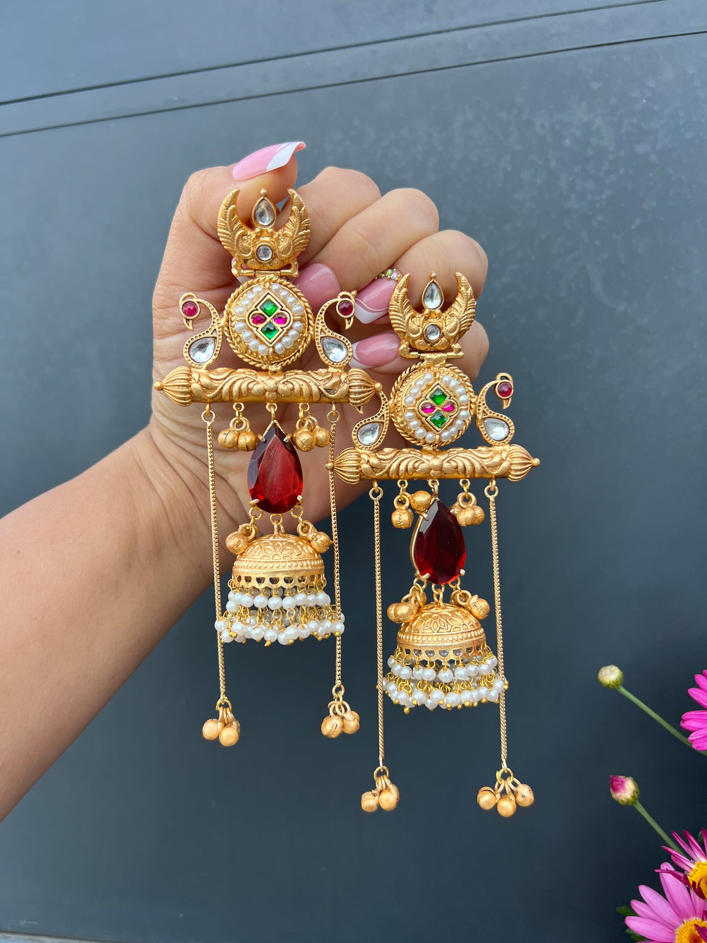 Mirasa long earrings