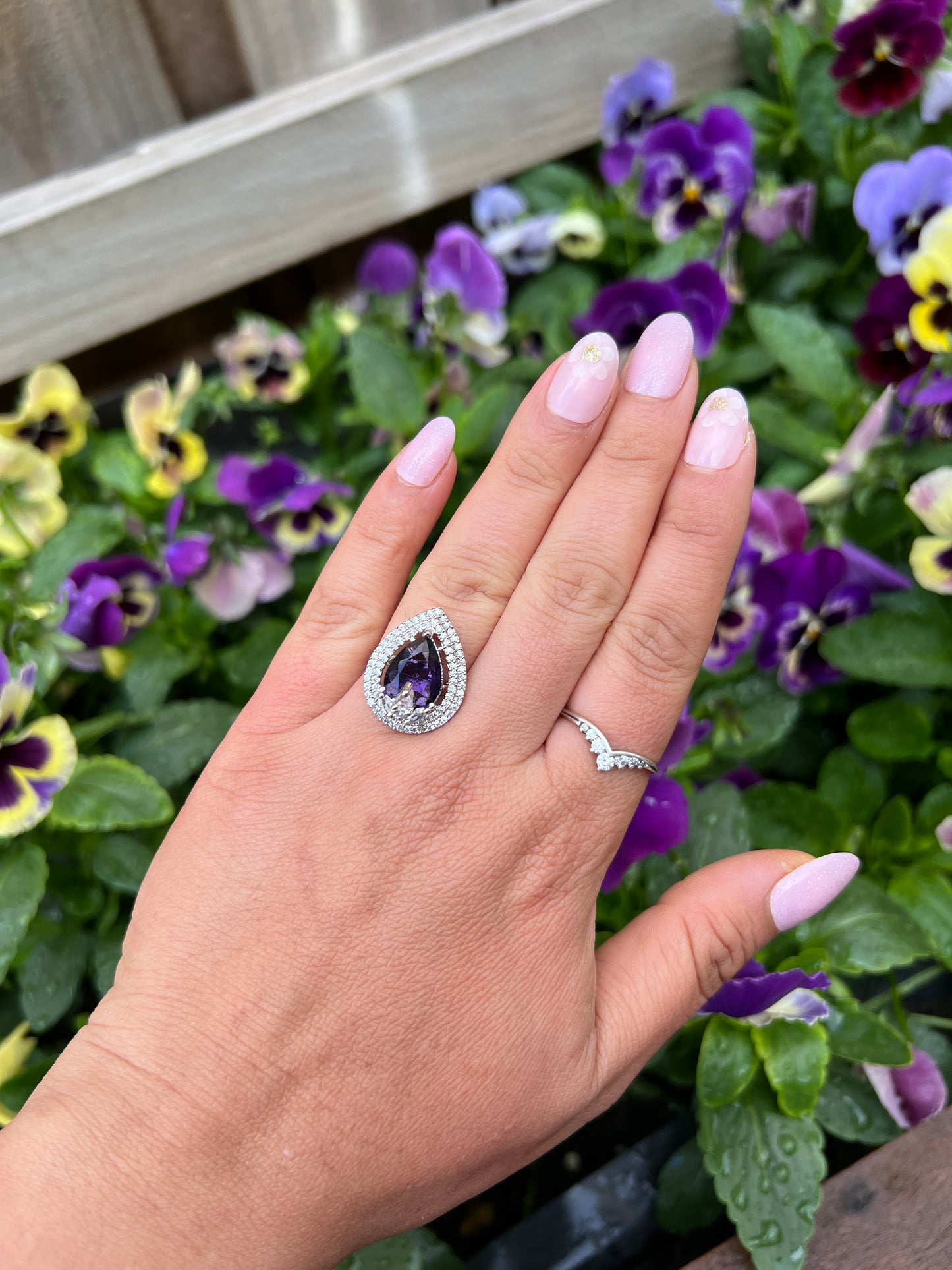 Small American diamond Ring