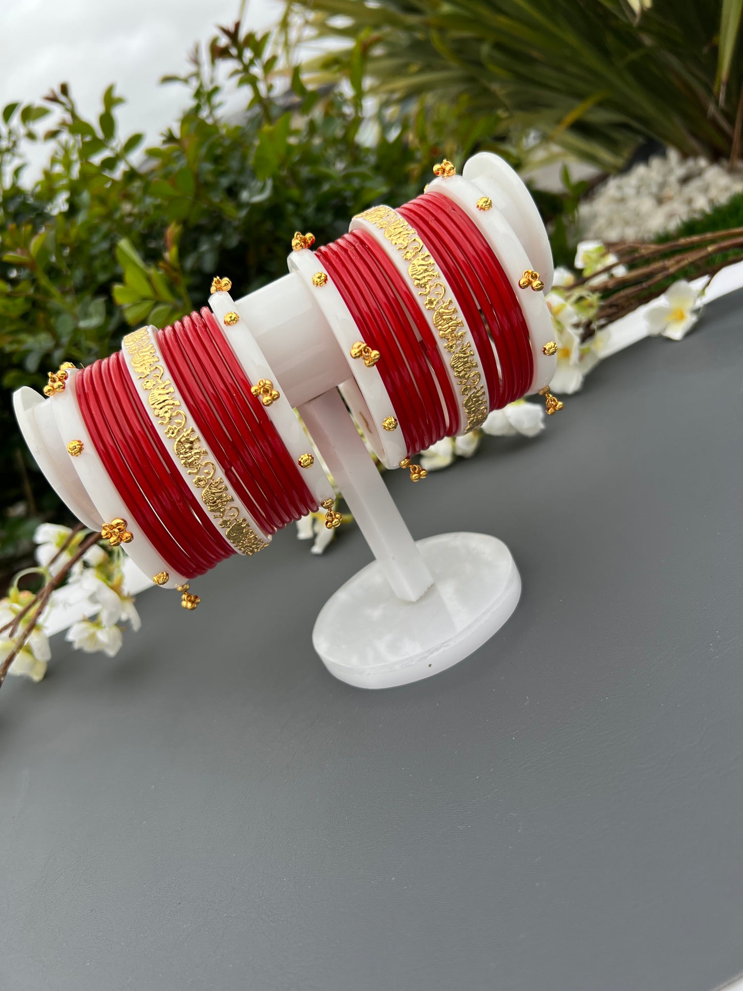 Glass bangles chooda set