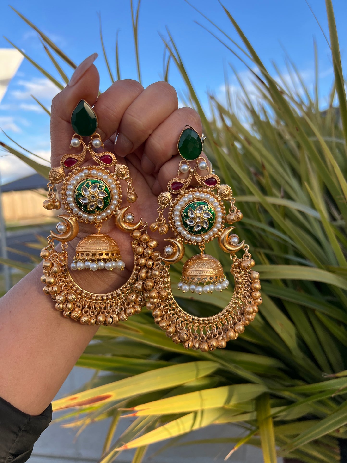 Ruhani oversized earrings