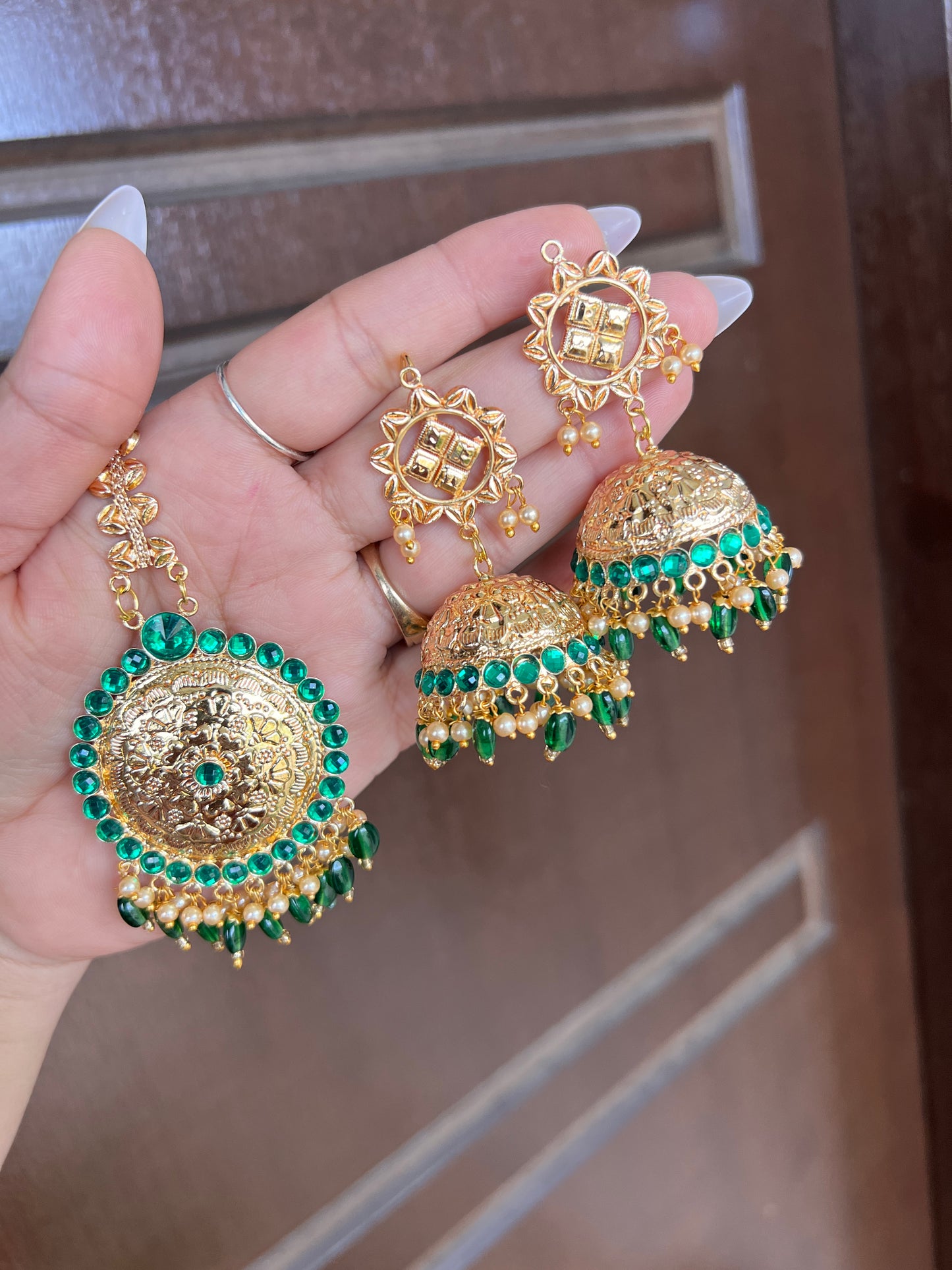 Sehar jhumki tikka set