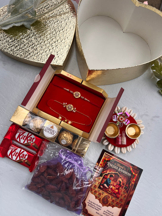 Heart shape Brother bhabi hamper