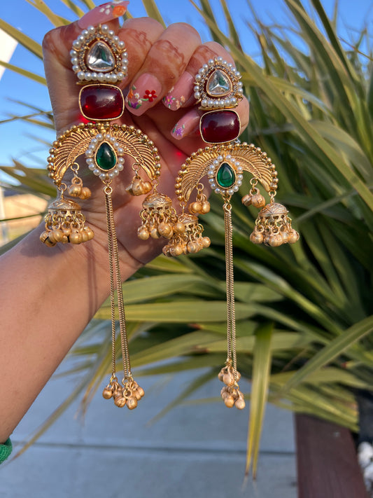 Urjita long earrings