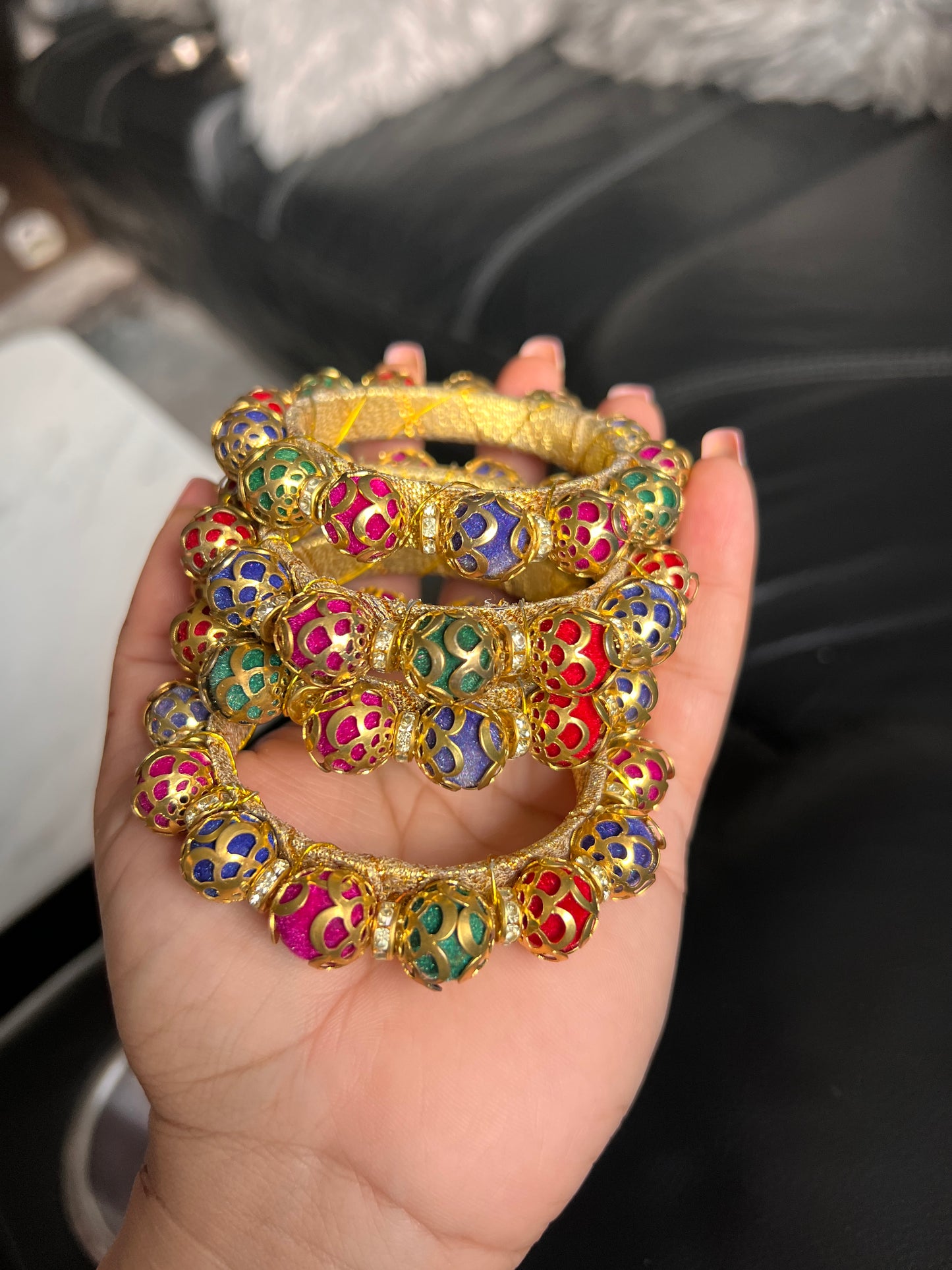 Coloured bangles