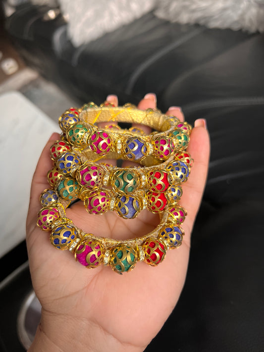 Coloured bangles