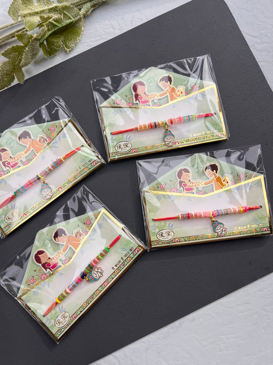 Labubu kids rakhi assorted colours