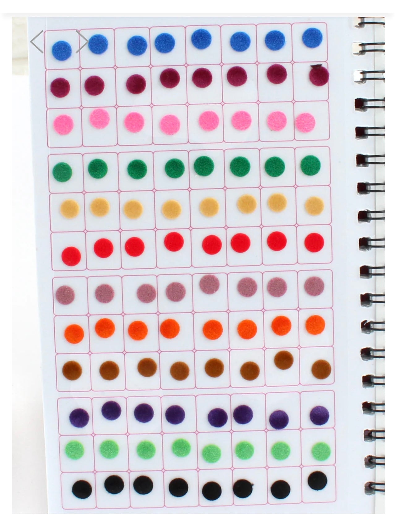 Multi Color Plain Sticker Bindi Book