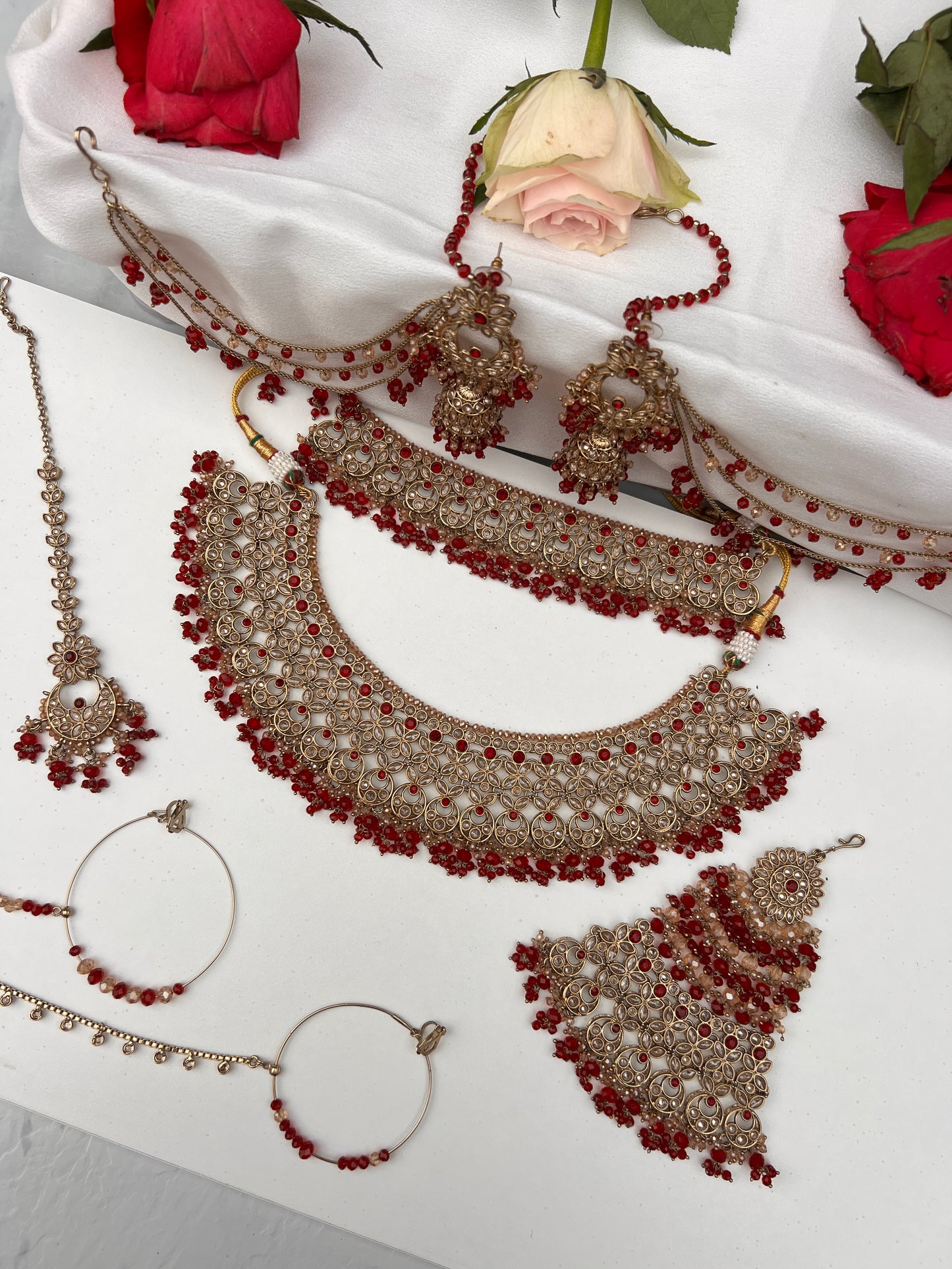 Raani Maroon bridal set