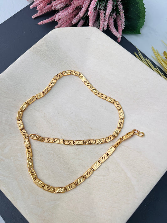 Mens gold plated daily wear chains