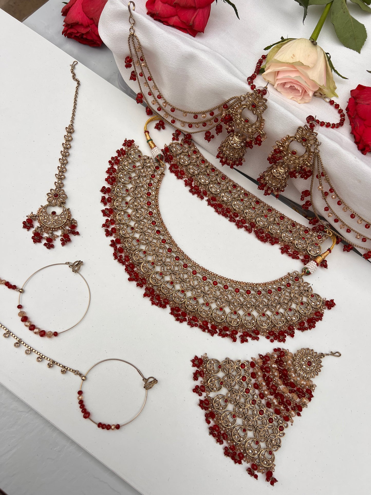 Raani Maroon bridal set