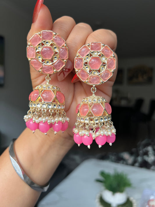 Meerakshi jhumka earrings