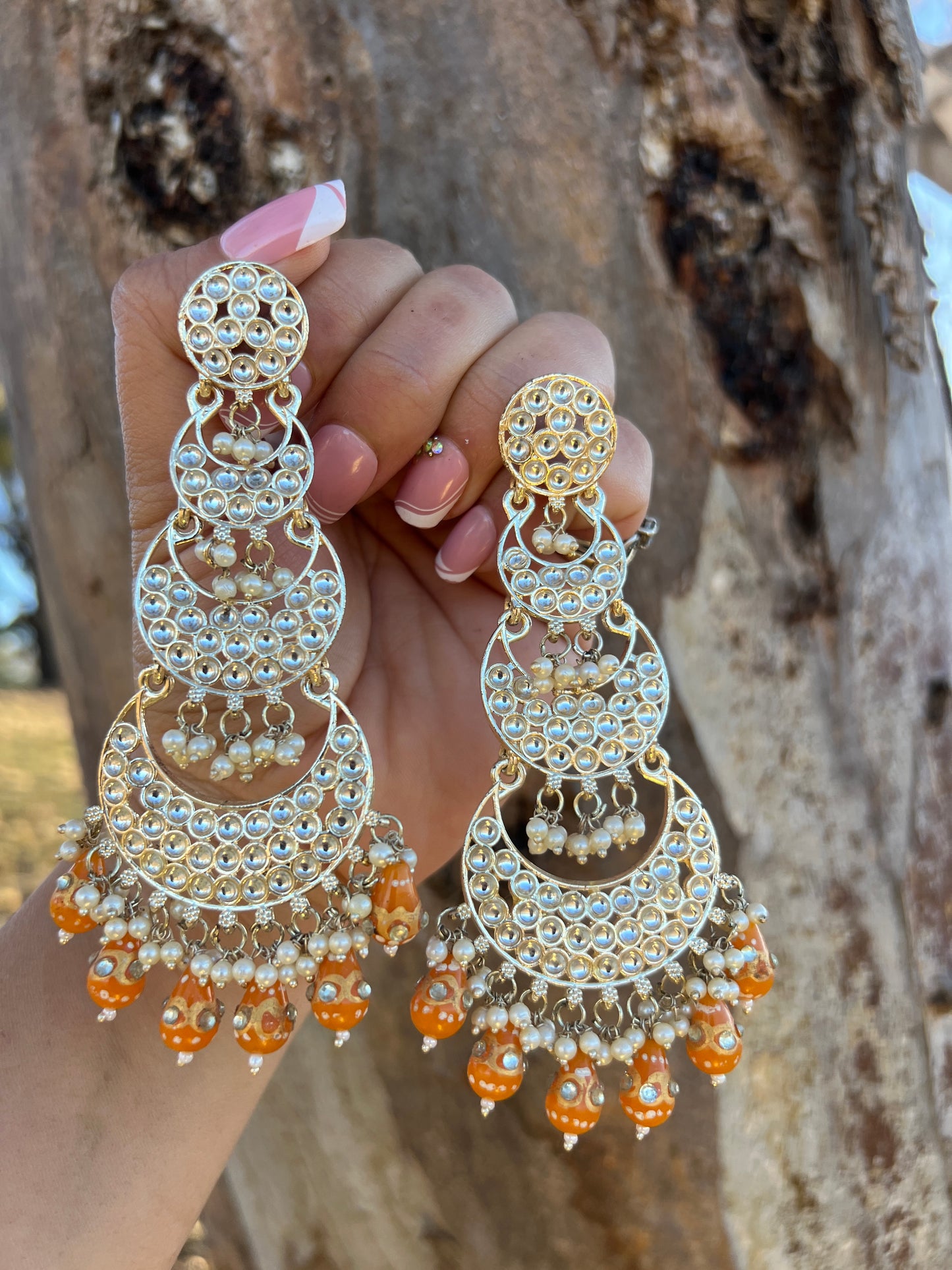 Raashi long earrings