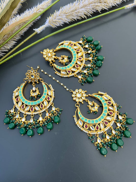 Aman earrings & tikka