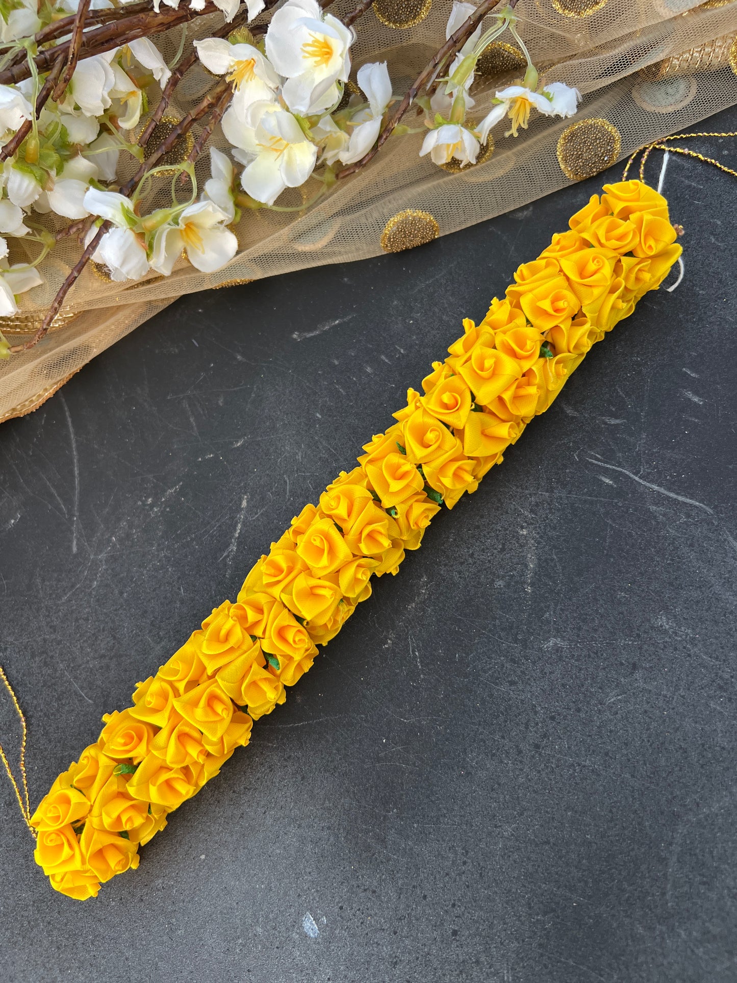 Yellow gajra