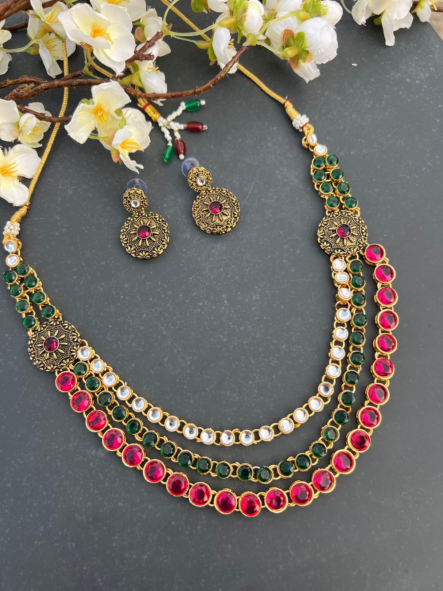 Ayanka long necklace set