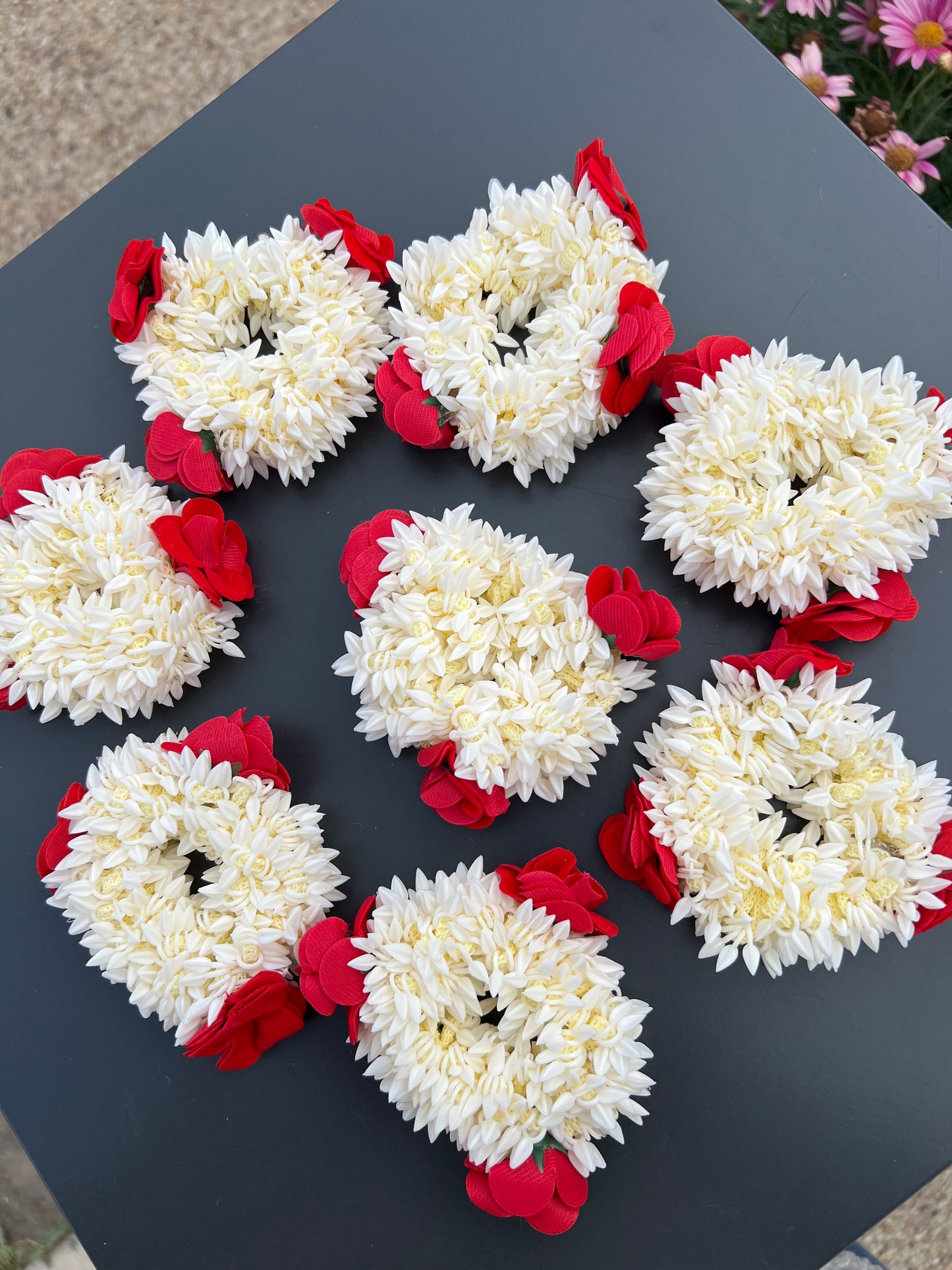 Gajra with flowers