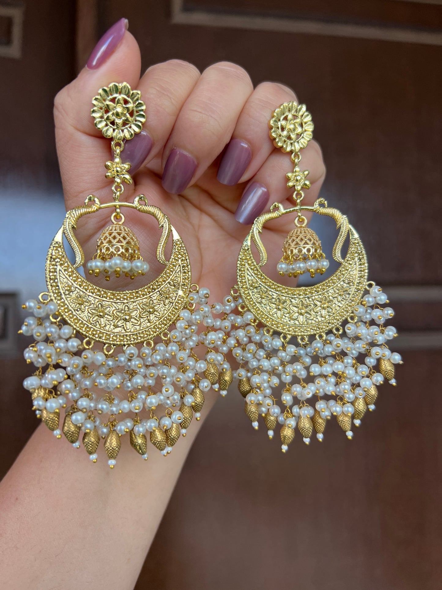 Amolika statement earrings