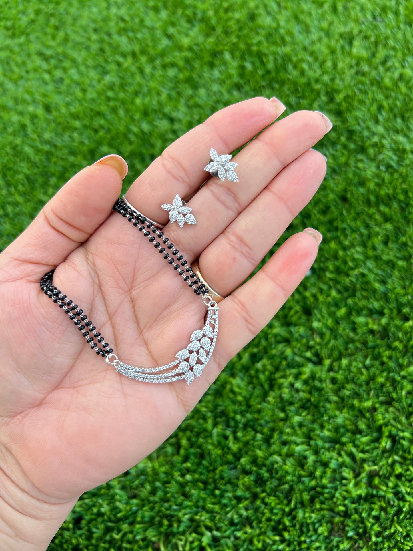 Silver AD mangalsutra