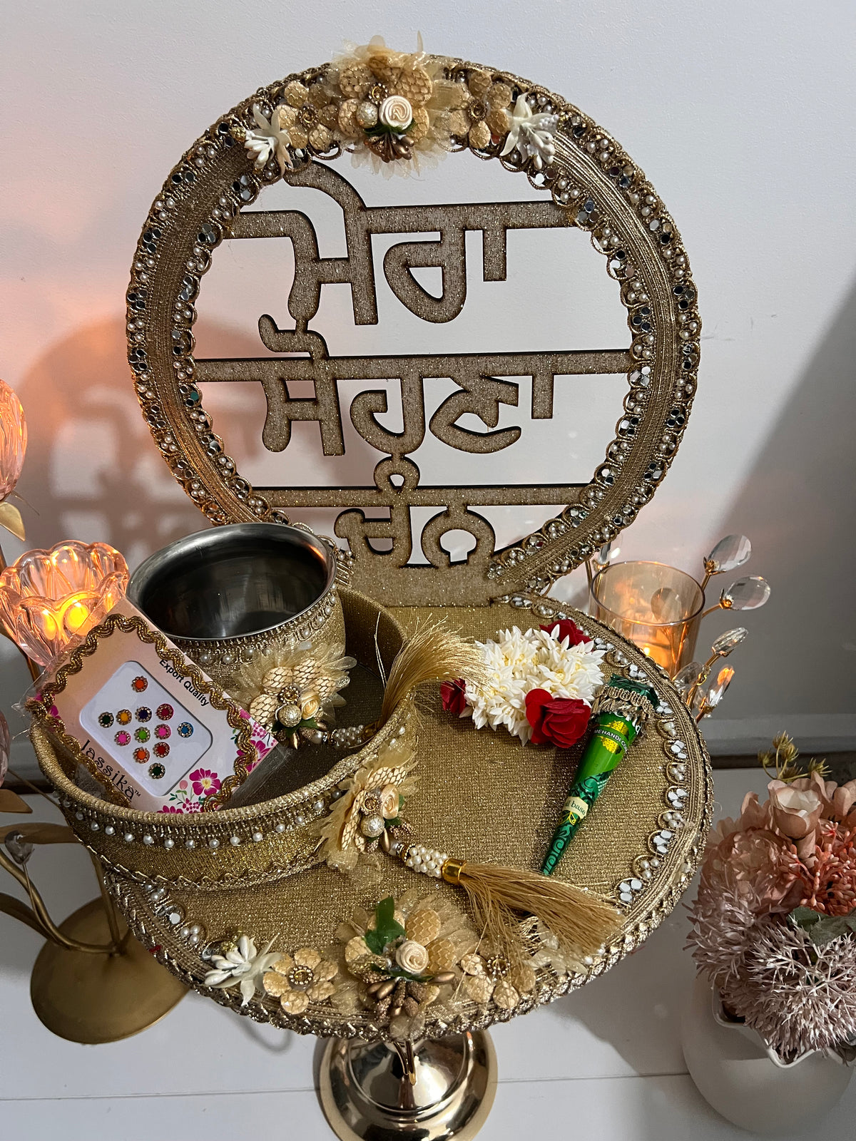 Riyaaz Karwachauth thali