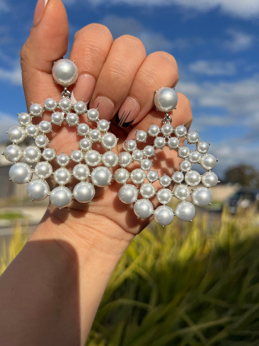Pearl earrings