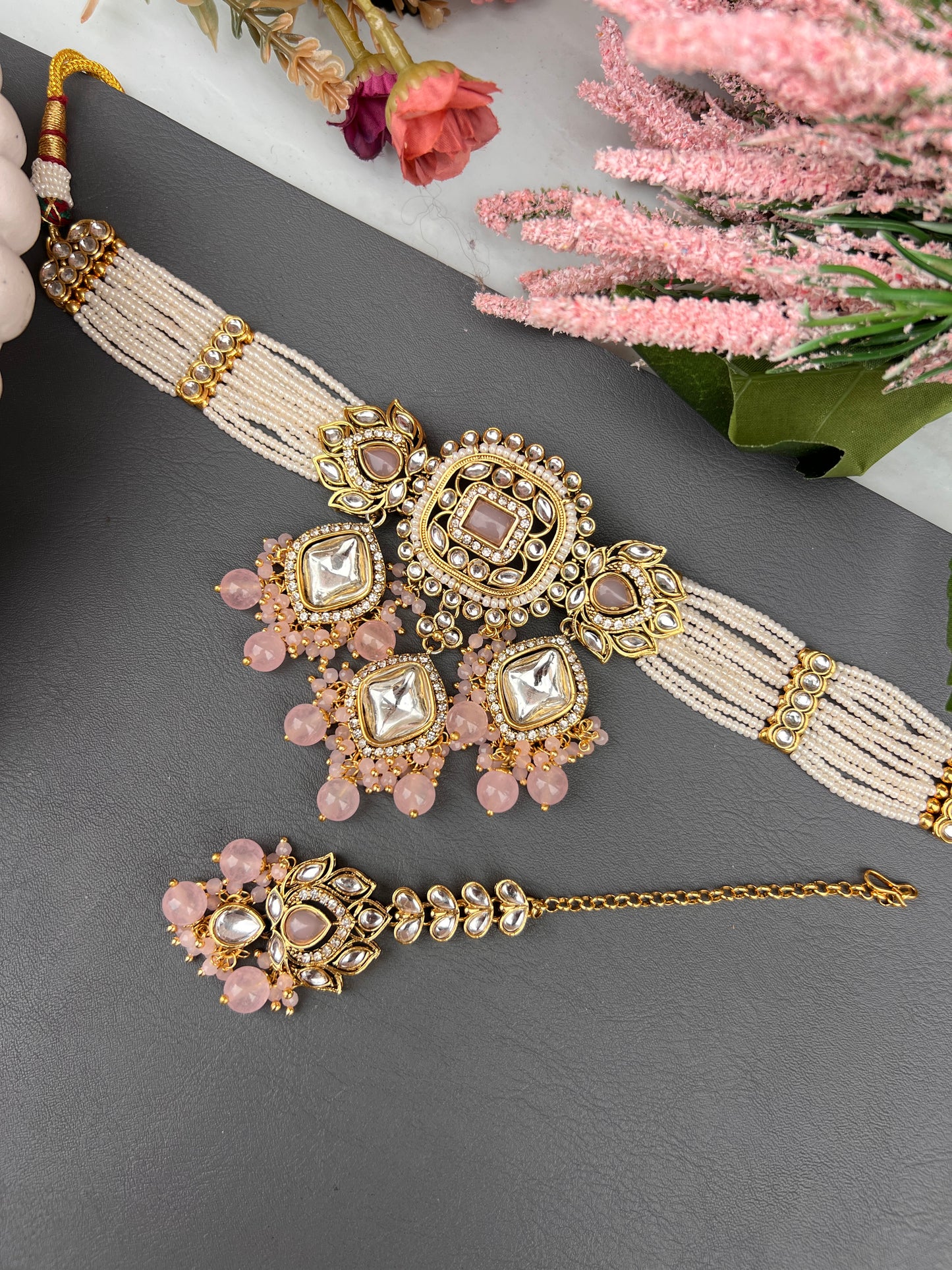 Shaira choker necklace set