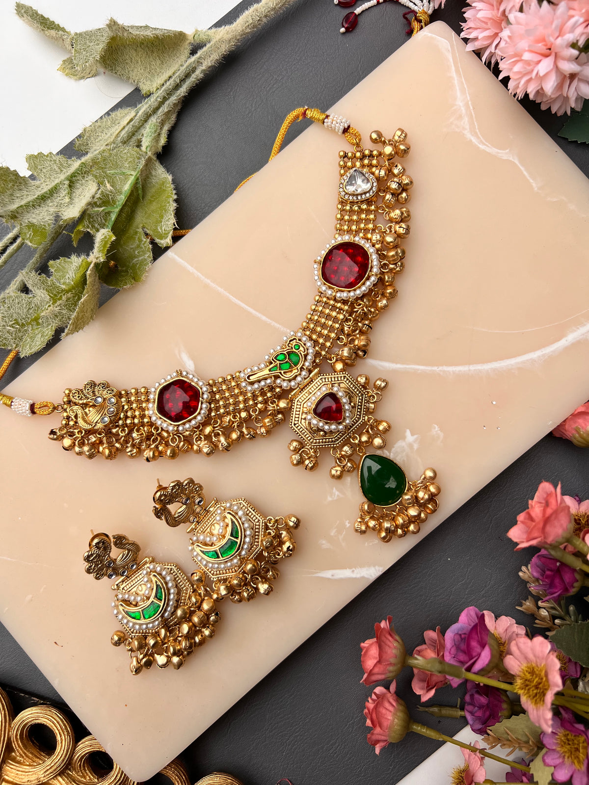 Mahika Kashmiri necklace set