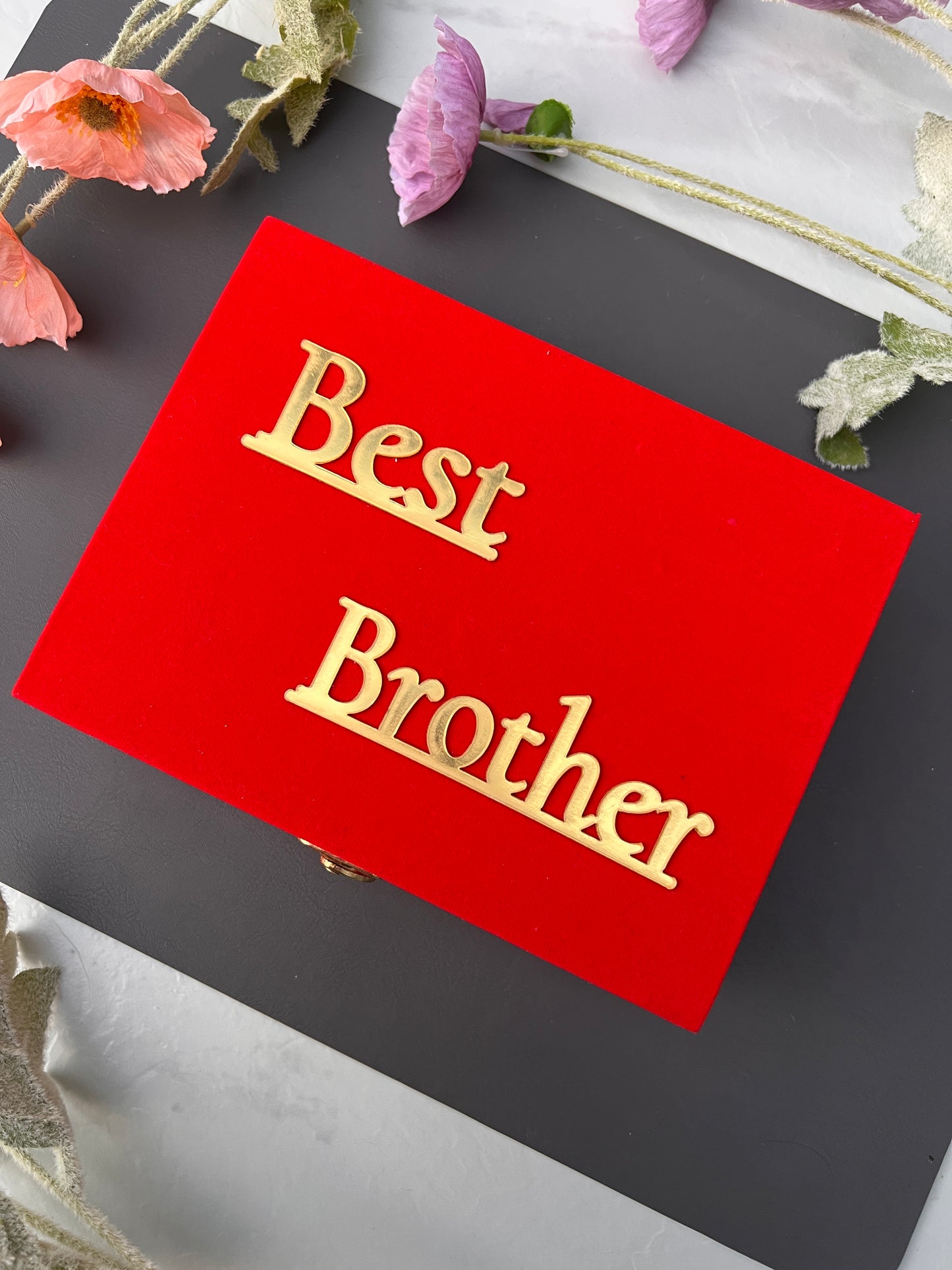 Super premium Brother Rakhi hamper with gift for brother (4 Rakhi)