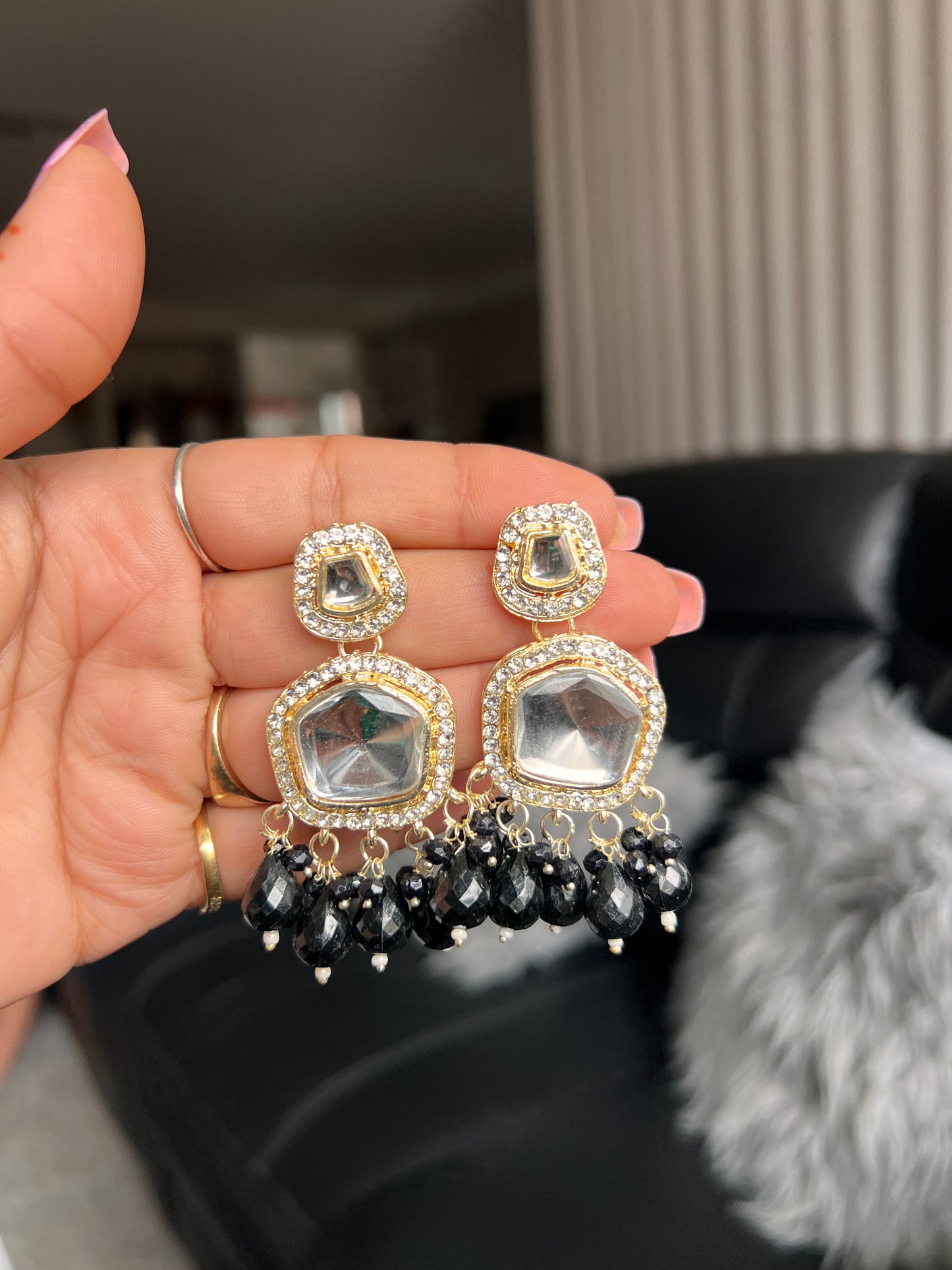 Kundan earrings