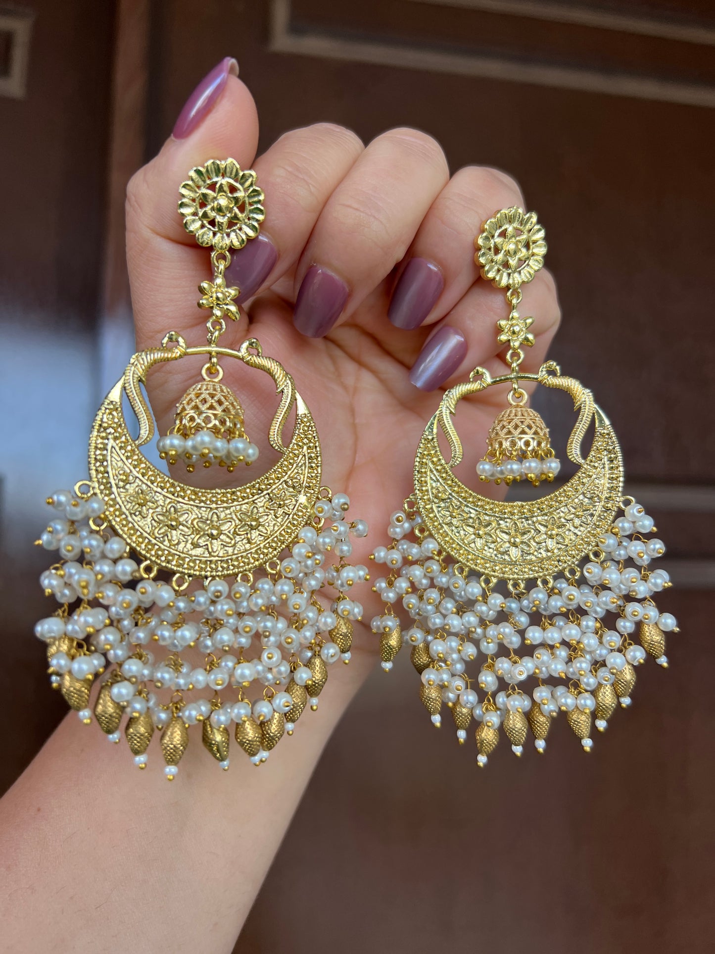 Amolika statement earrings