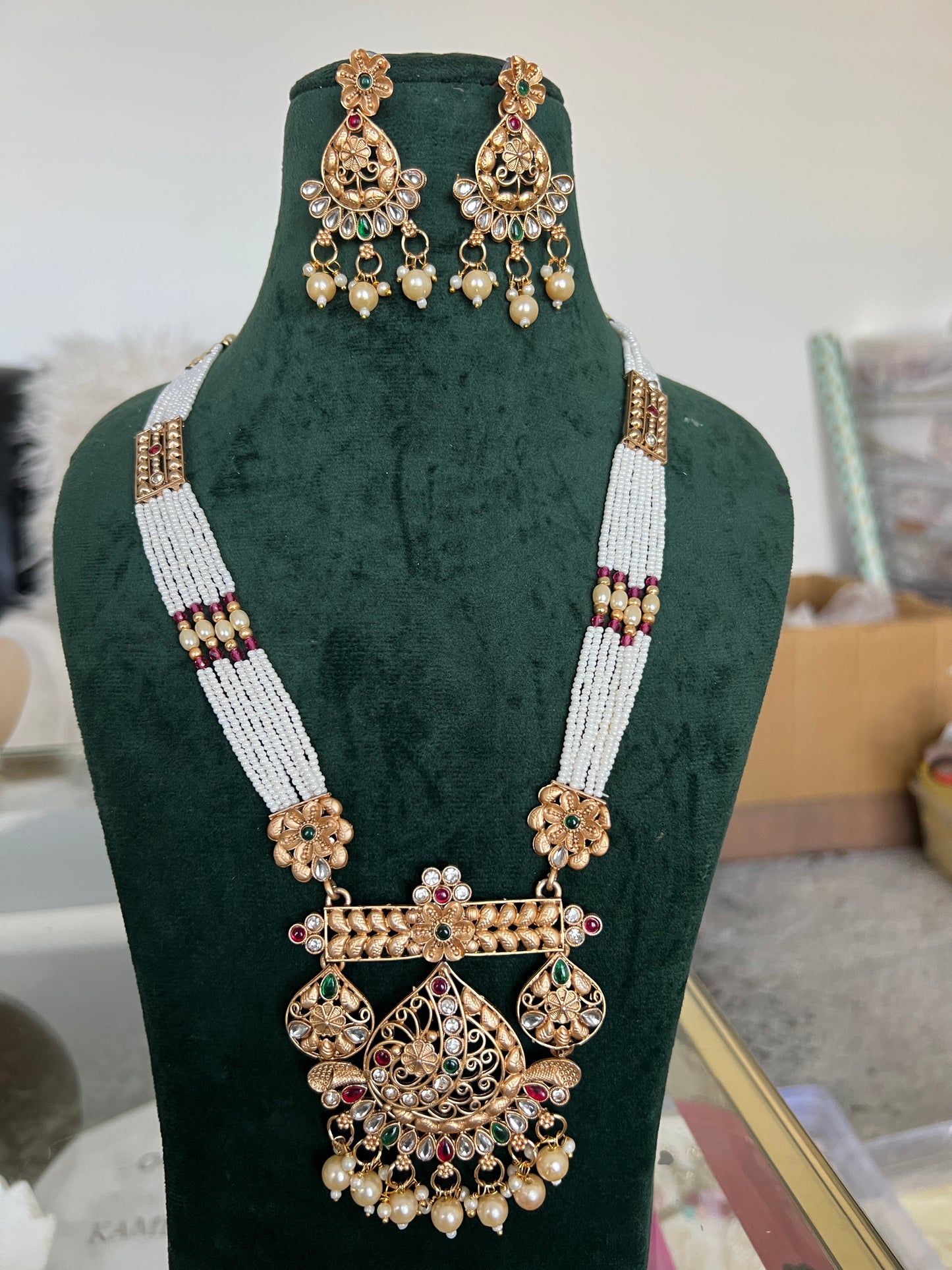 Raani long necklace set
