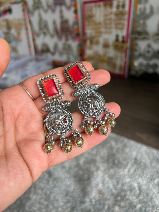 German silver earrings