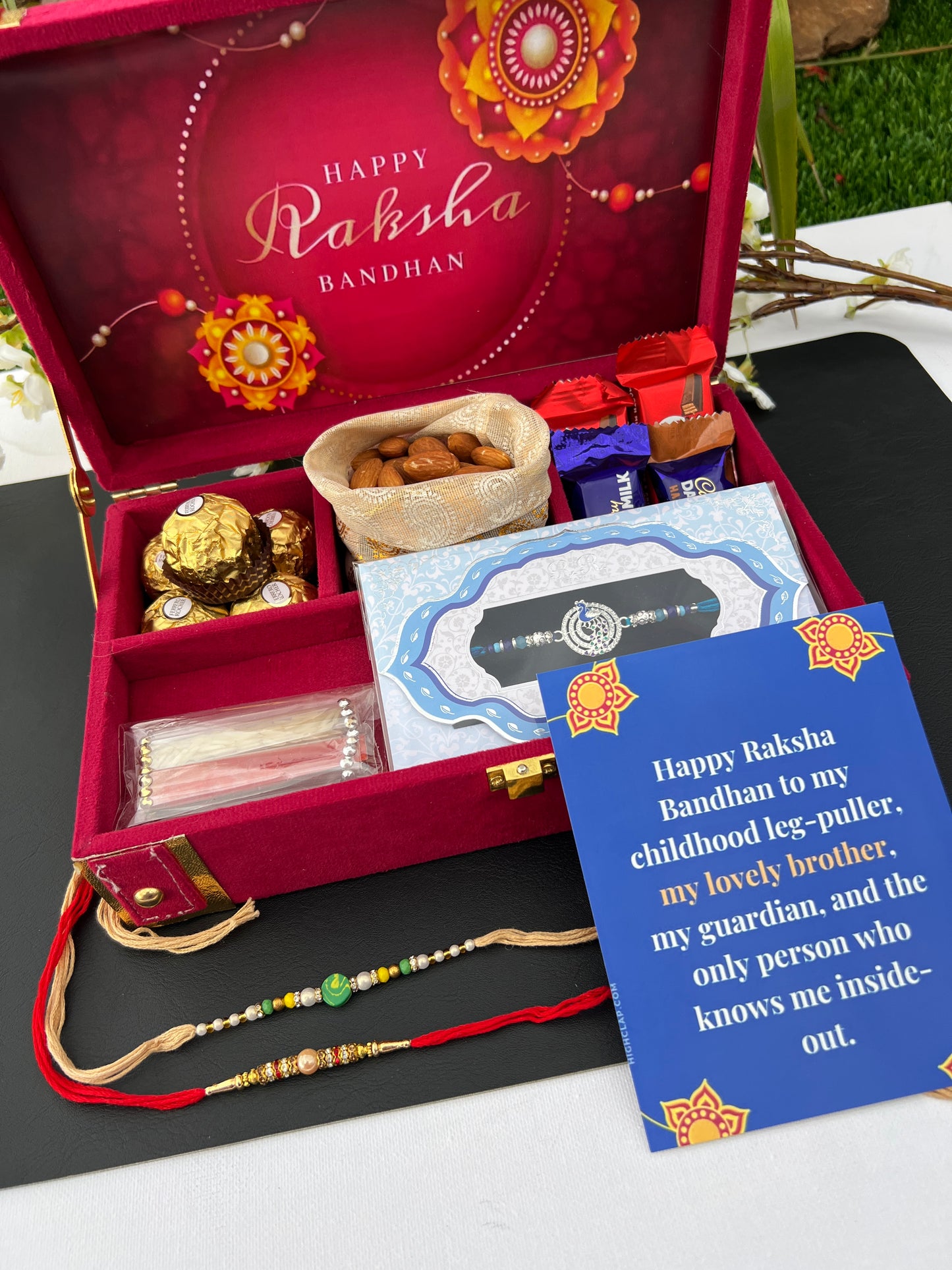 Rakhi / Rakhdi Gift Hamper Box for Brother