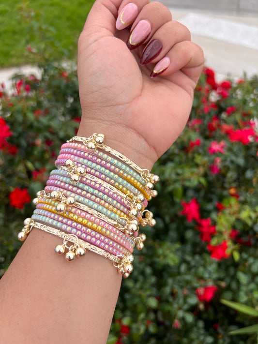 Pastel Kashmiri bangles