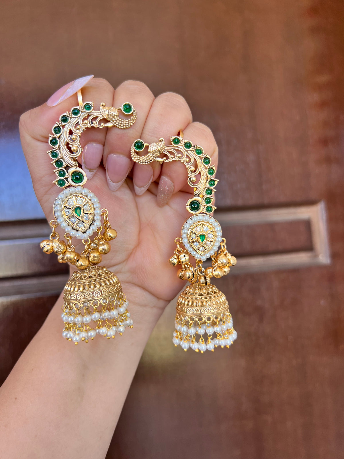 Vibha Kanphool Jhumki Earrings