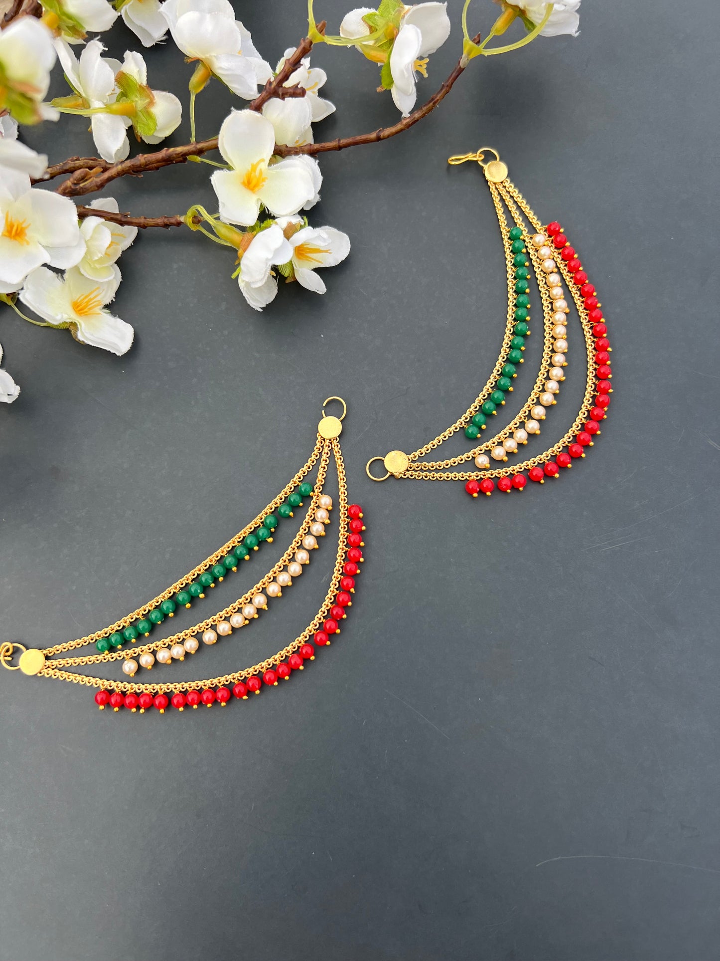 Ear chains multicoloured