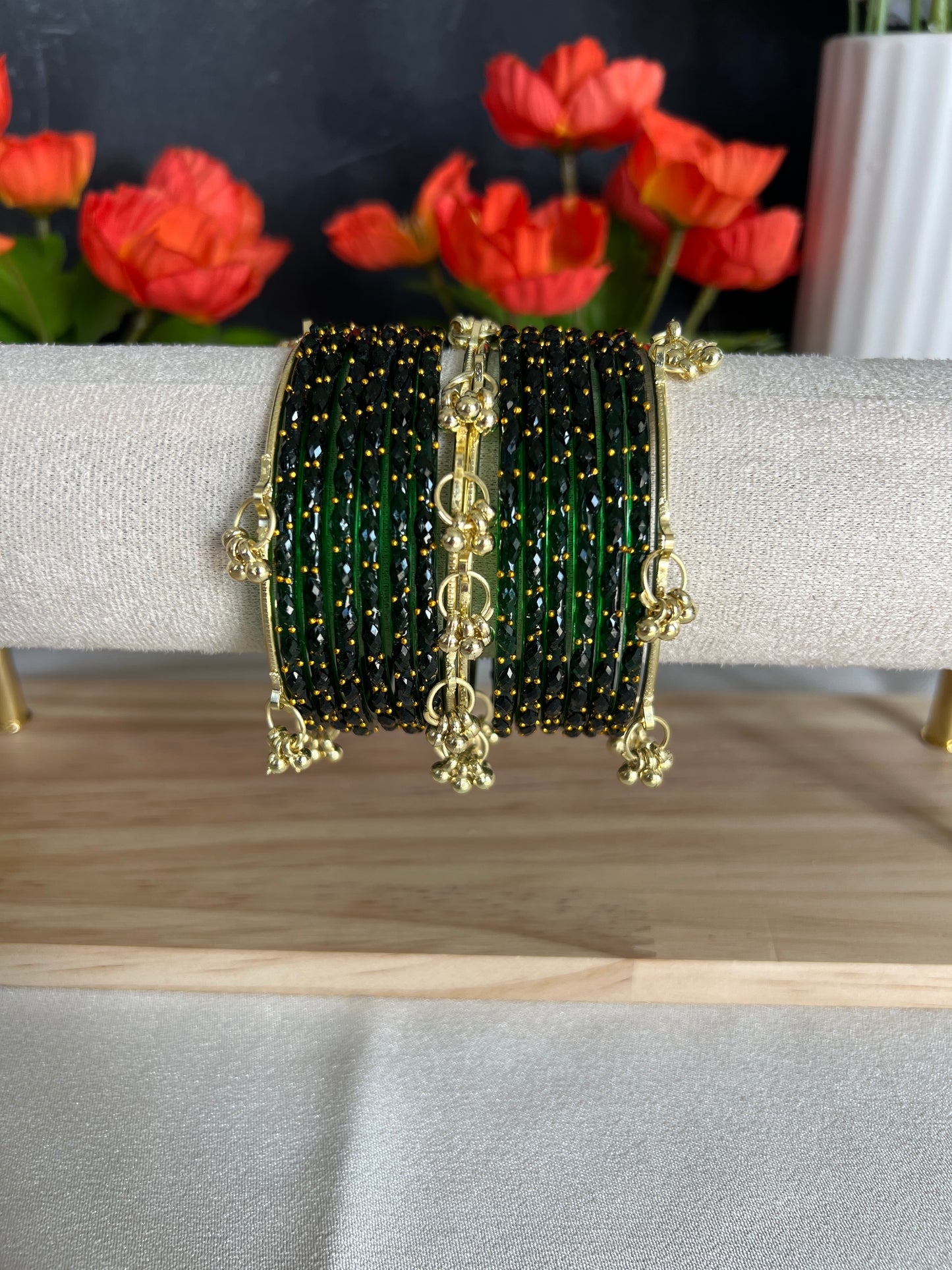 Emerald Kashmiri bangles