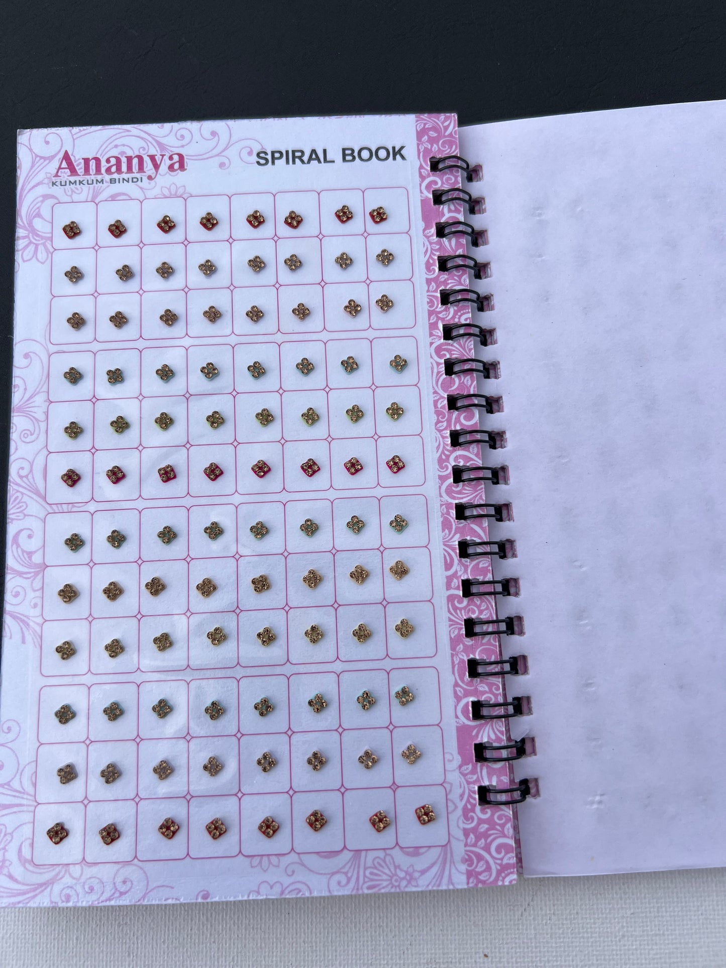 Pastel colours Border stone bindi book (960 bindi)