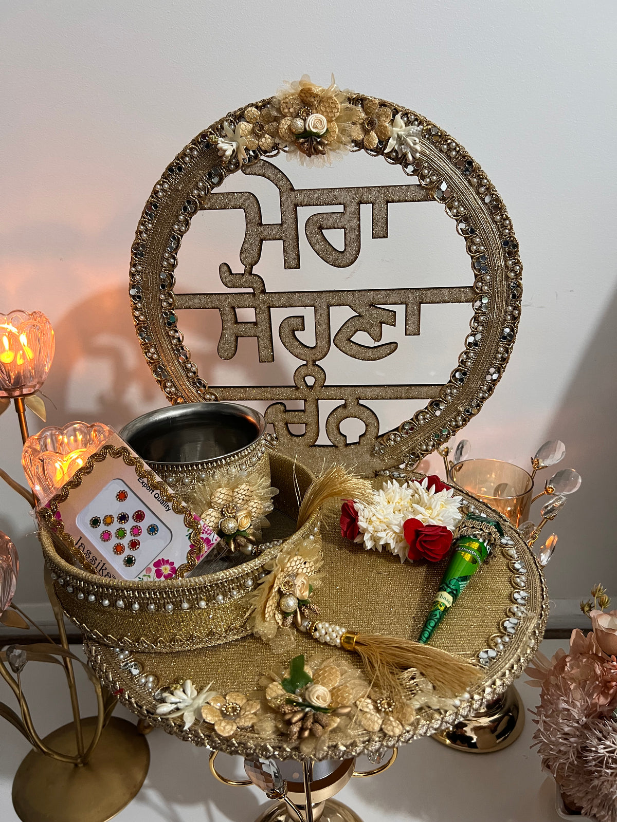 Riyaaz Karwachauth thali