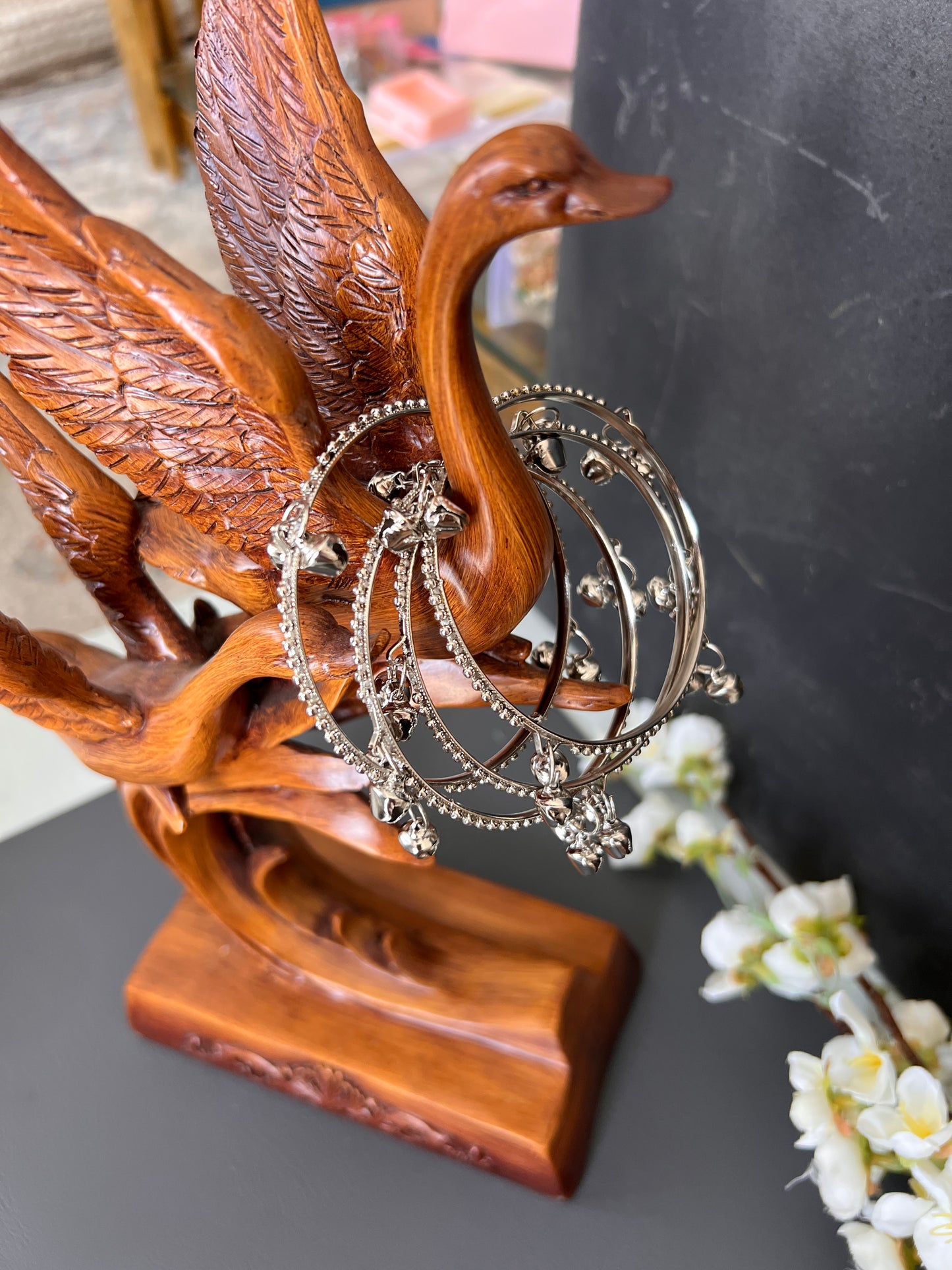 Silver Kashmiri bangles