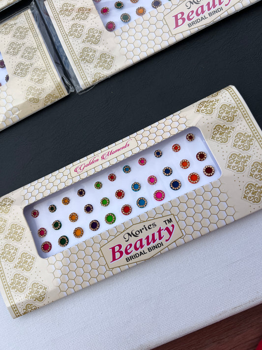 multi colour bindi card