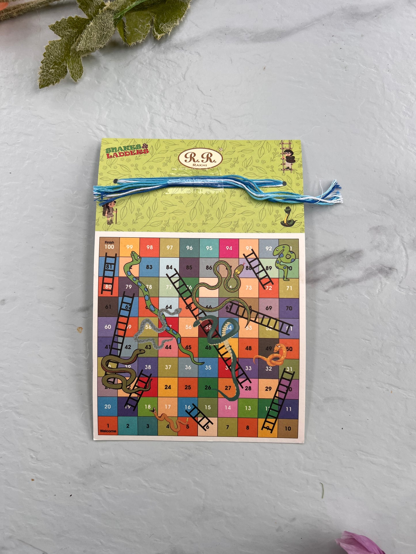 Doremon Game rakhi ( 2 games in one:
Ludo and snack ladder)
Spider man