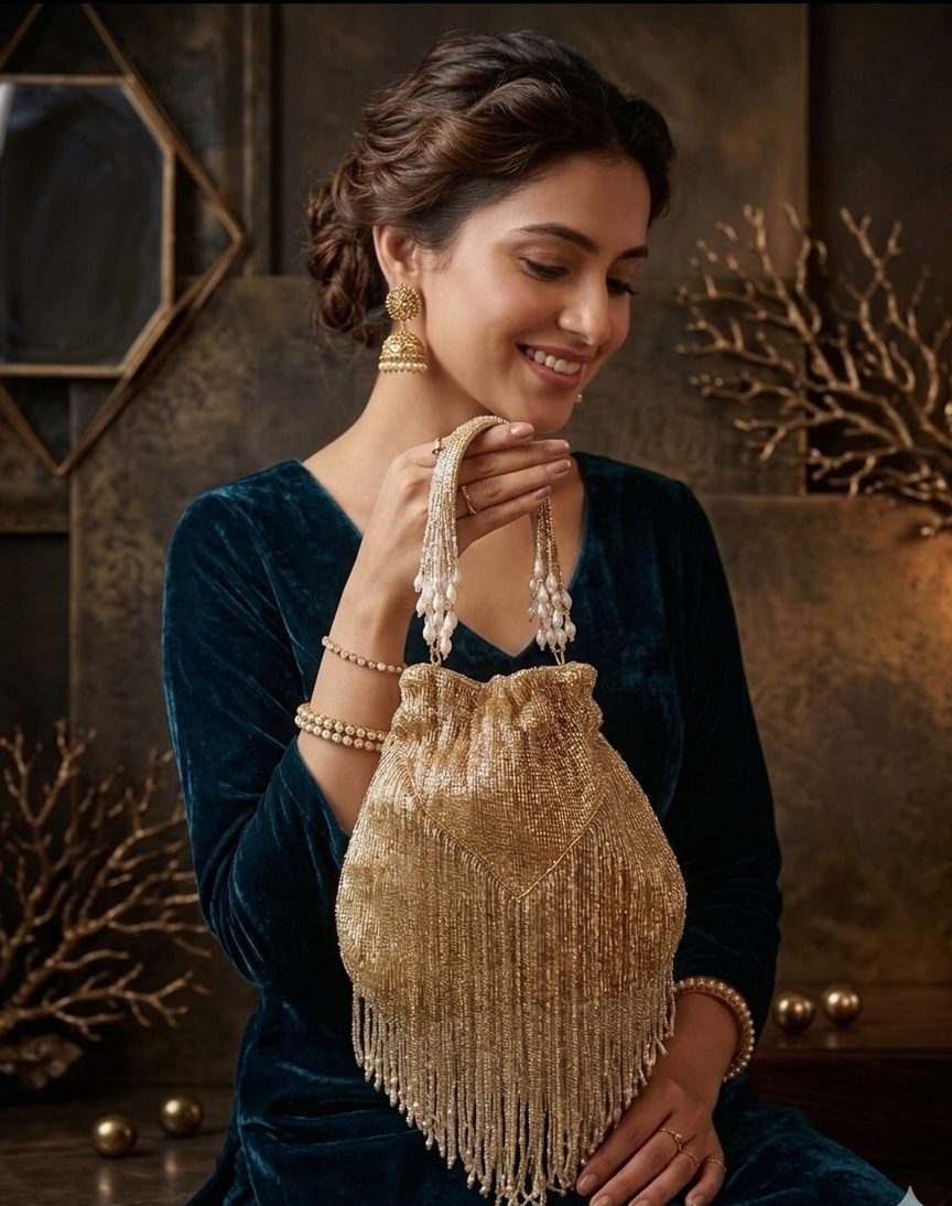Royal Gilded Potli