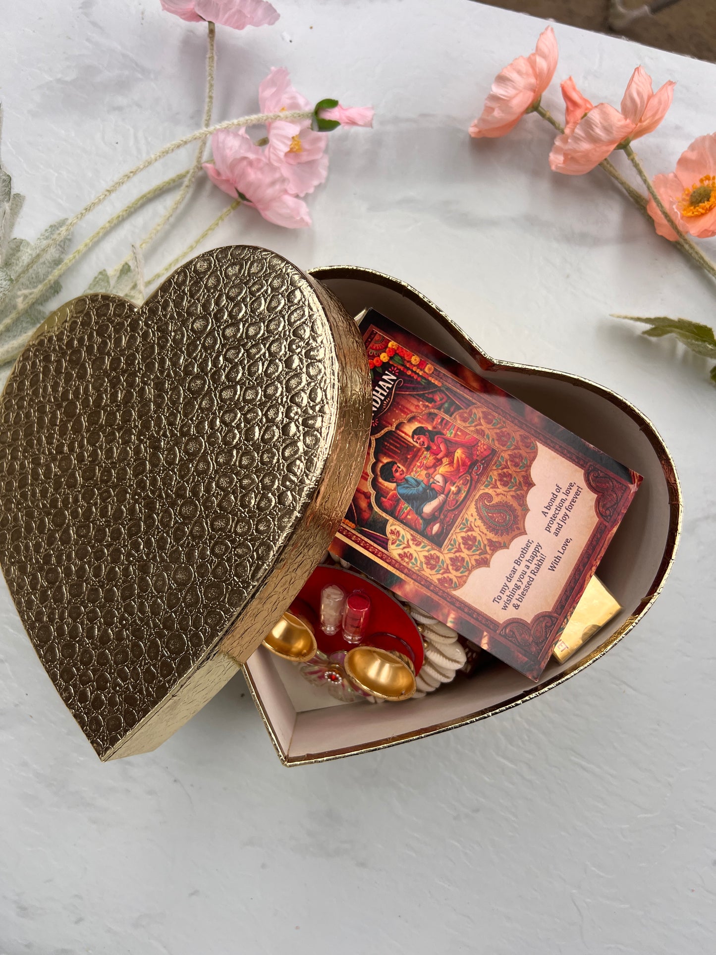 Heart shape Brother bhabi hamper