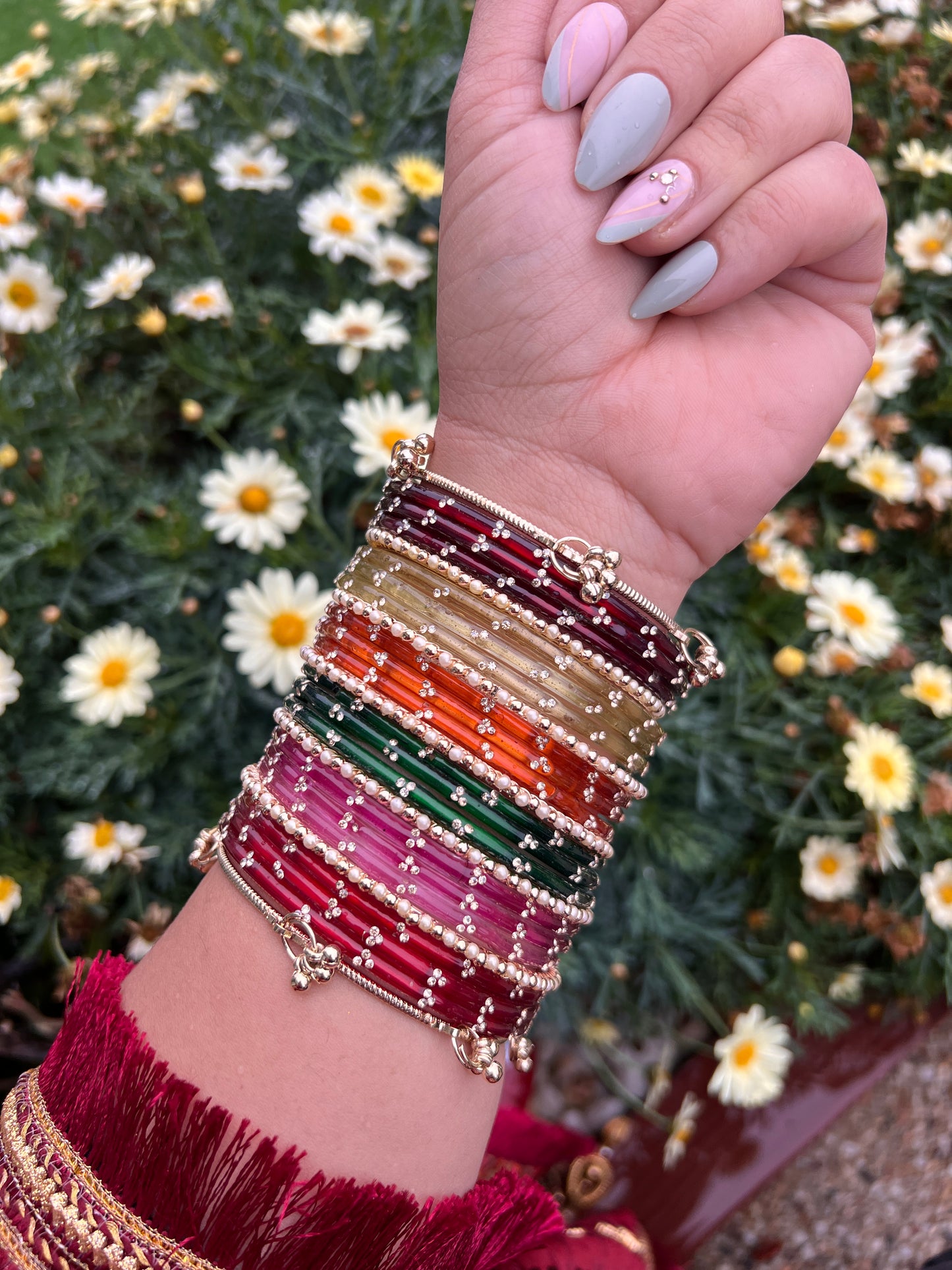 The Gulistan Rainbow Chooriyan Set