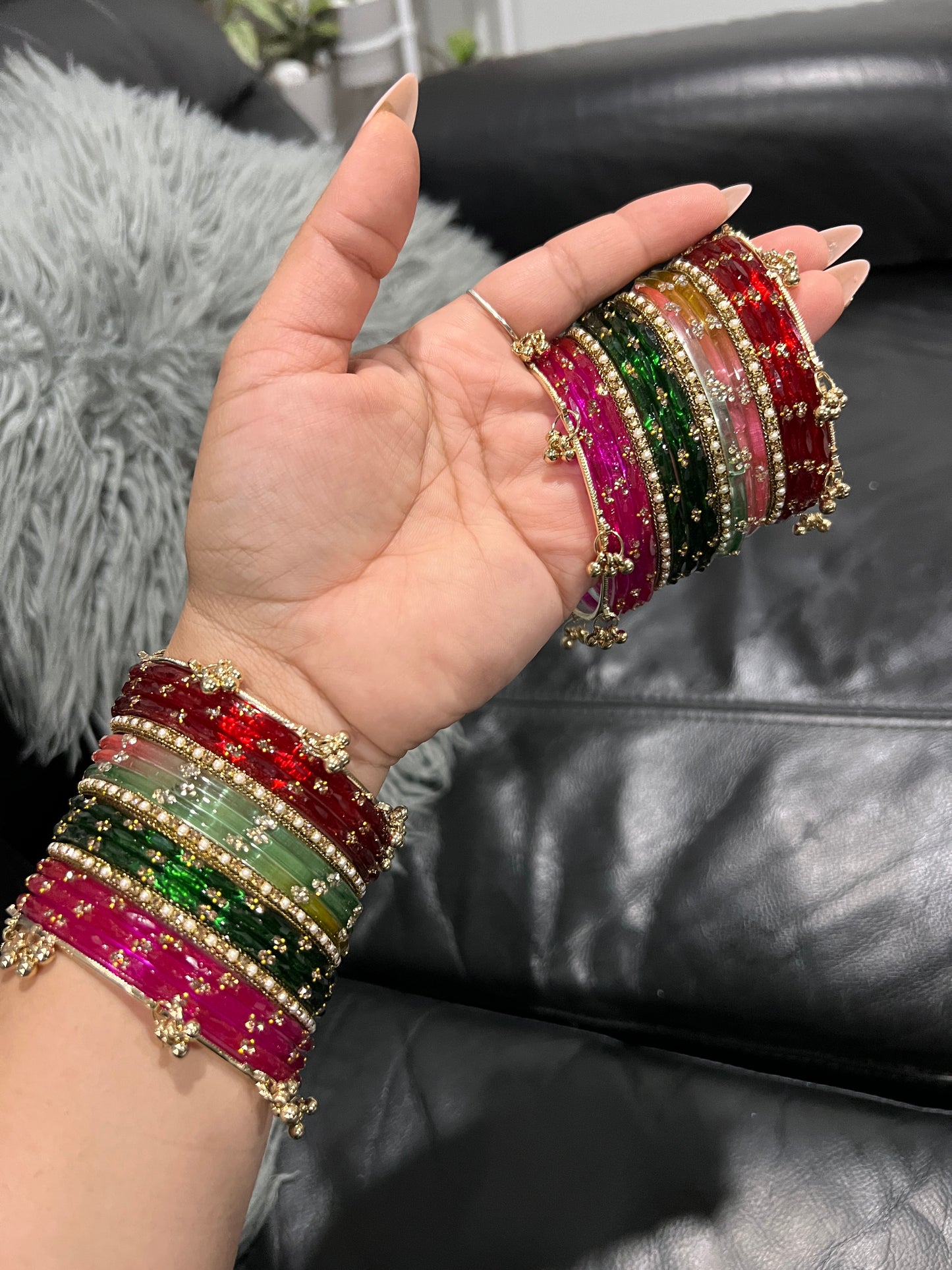 The Shahi Rainbow Choodiyan (Both hands)