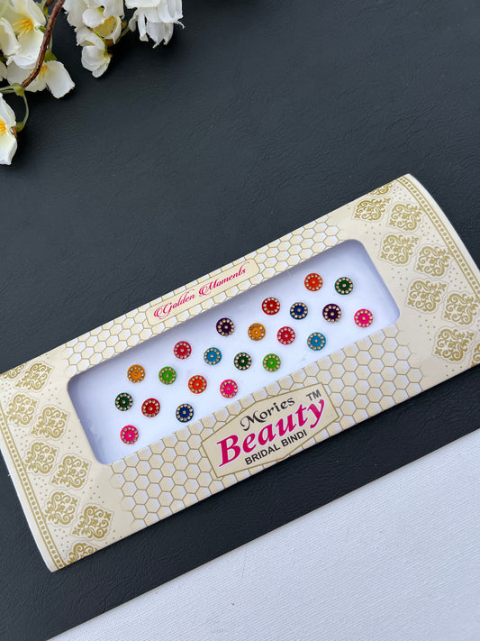 Multicoloured bindi card